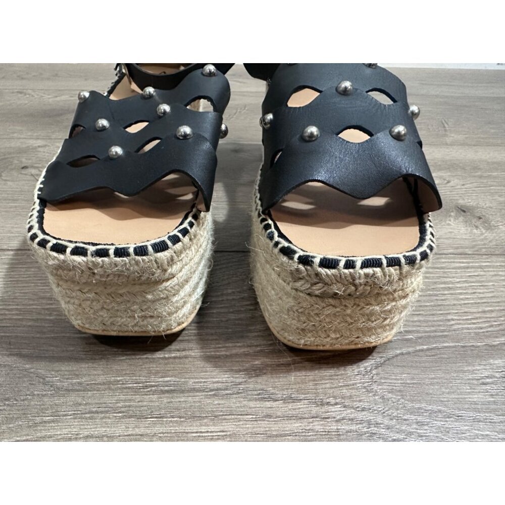 Aquatalia “BRIANNE” Studded Wedge Sandal 11 - Picture 3 of 12